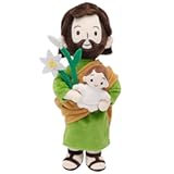 St. Joseph Plush Jesus Plush Jesus Stuffed Doll Christian Toy Gifts for Kids Christening Easter