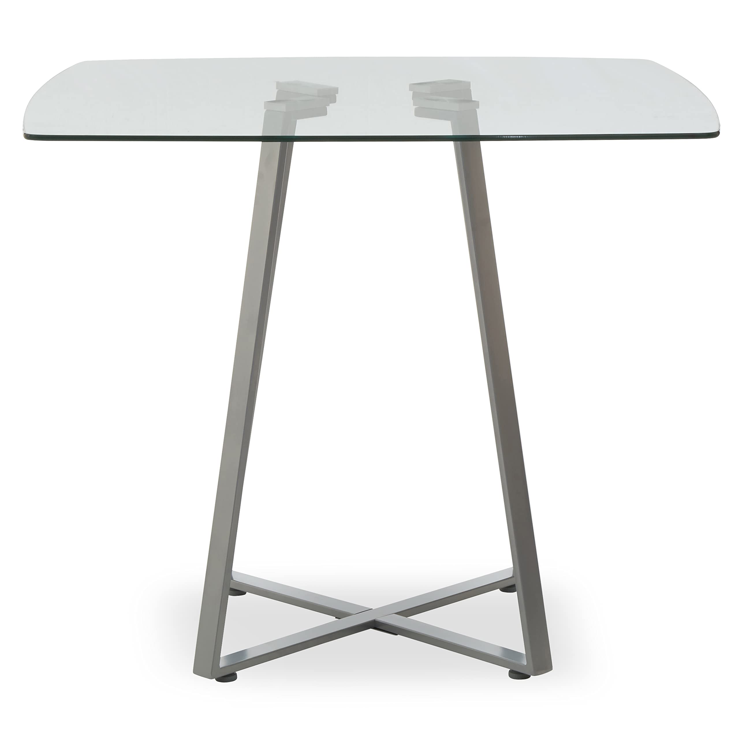 Orsina Metropolitan Square Matte Grey Dining Table from B&Q