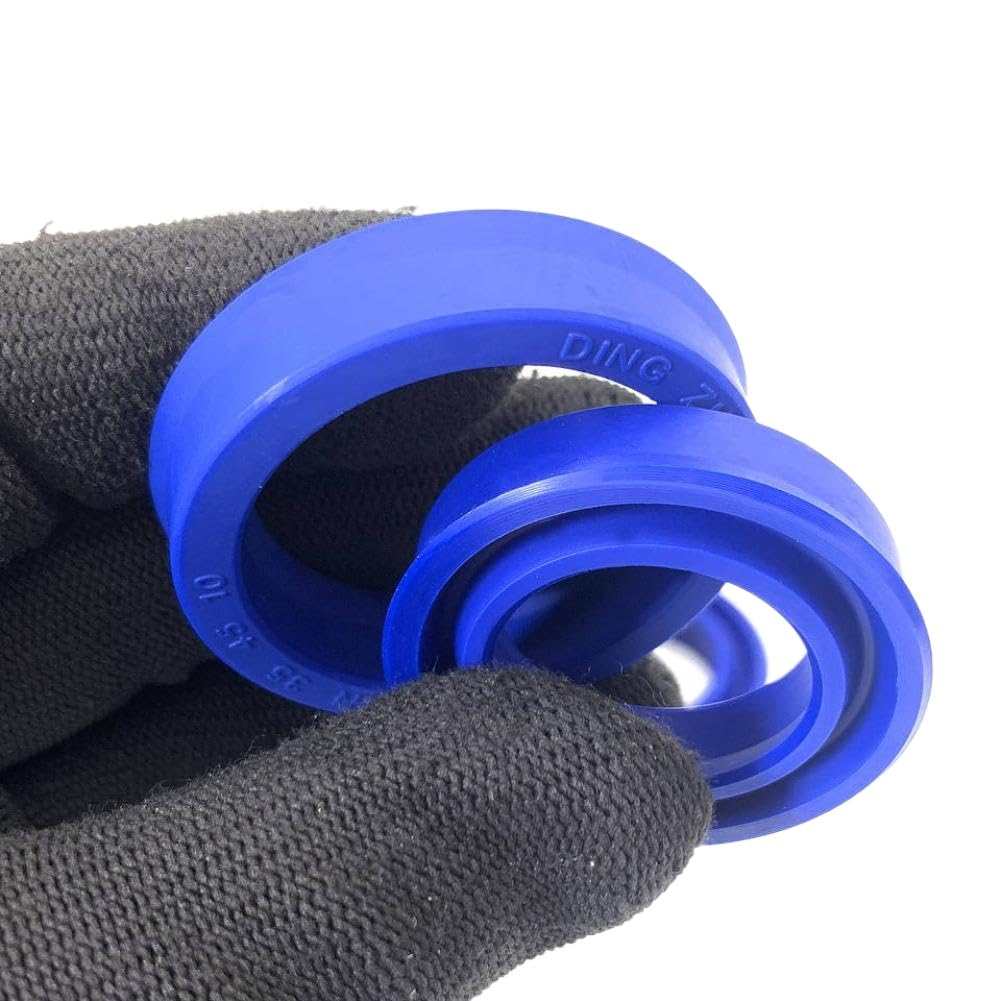 UN Blue Polyurethane Oil Seal ID 41mm~46mm OD 50mm~70mm Anti Leak Wear Resistant Corrosion Resistant Compatible with Humid Environments
