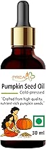 Pumpkin Seeds Oil Cold Pressed | Rich In Omega 3 6 9 | Carrier Pumpkin Oil Pure & Undiluted For Hair Care, Nails & Skin | Pack Of 1 | 30 Ml