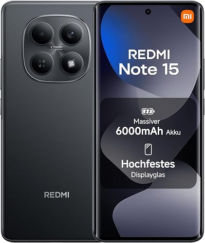 XIAOMI Redmi Note 15 4G 8+128 Black,MediaTek Helio G100-U…