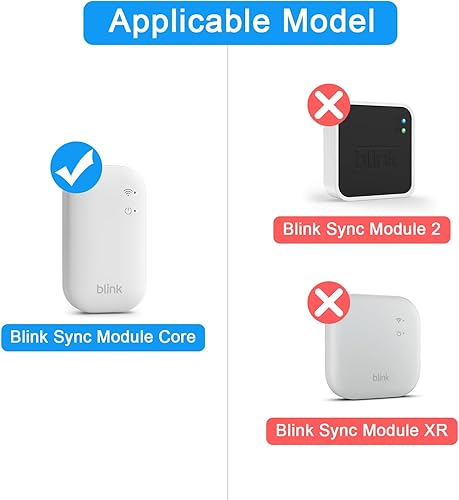 Miniatura 5 de Soporte de toma de pared para el núcleo del módulo Blink Sync - Soporte que ahorra espacio para cámaras de seguridad Blink para interiores y