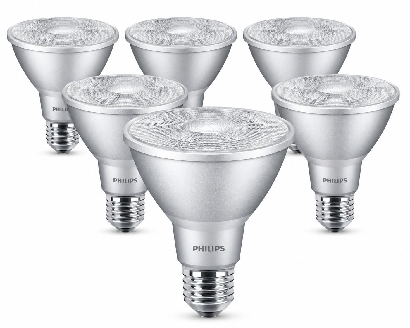 Philips 6x MASTER LEDspot PAR30S Warmweiß 9,5W E27 75W-Ersatz 220-240V 6er SPARPACK