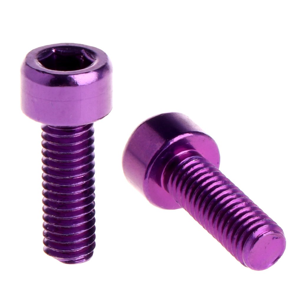 Lot De 10 Vis M5 Pour Cage à Bidon Vélo - Titane - Hexagone Creux - Neuf