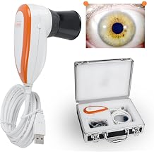 Iridology Camera, 5.0 Mp USB Iris Analyzer Iridology Camera, 5.0m Pixels USB Left/Right Lamp Analyzer/Analysis Iridology Camera with Pro Iris Software