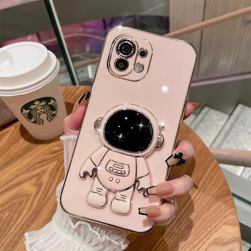 Apurb store Silicone For Xiaomi Mi 11 Lite Ne 5G / Mi 11 Lite 5G Case Cute 3D Astronaut Stand Design Camera Protection Shockproof Soft Back Cover For Xiaomi Mi 11 Lite Ne 5G / Mi 11 Lite 5G (Pink) (B0CXQ7SMM4) Amazon Price History, Amazon Price Tracker