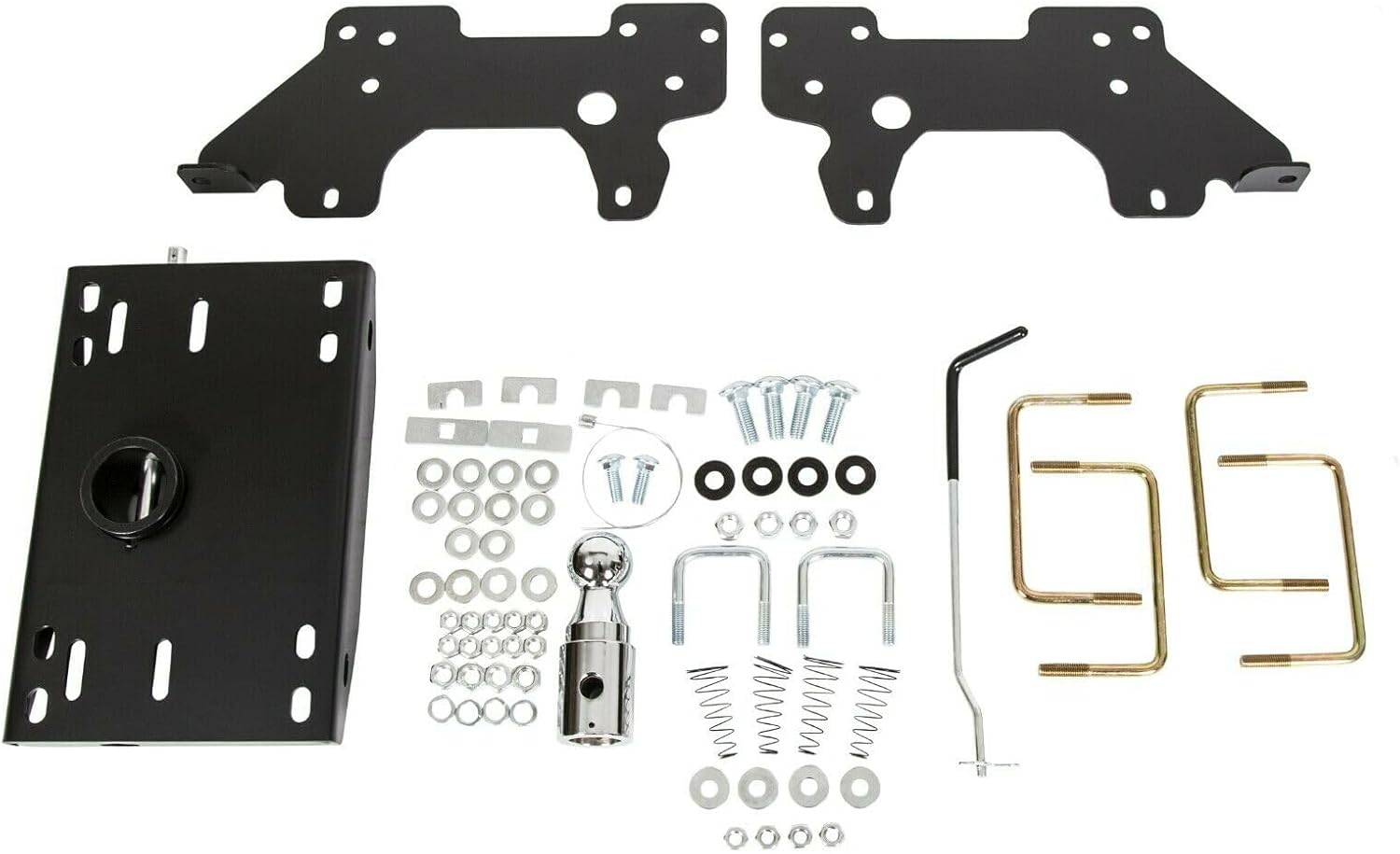 Compatible with 2006-2008 1500 2003-2010 2500 2003-2010 3500 2011-2012 2500 2011-2012 3500 Complete Underbed Gooseneck Trailer Hitch