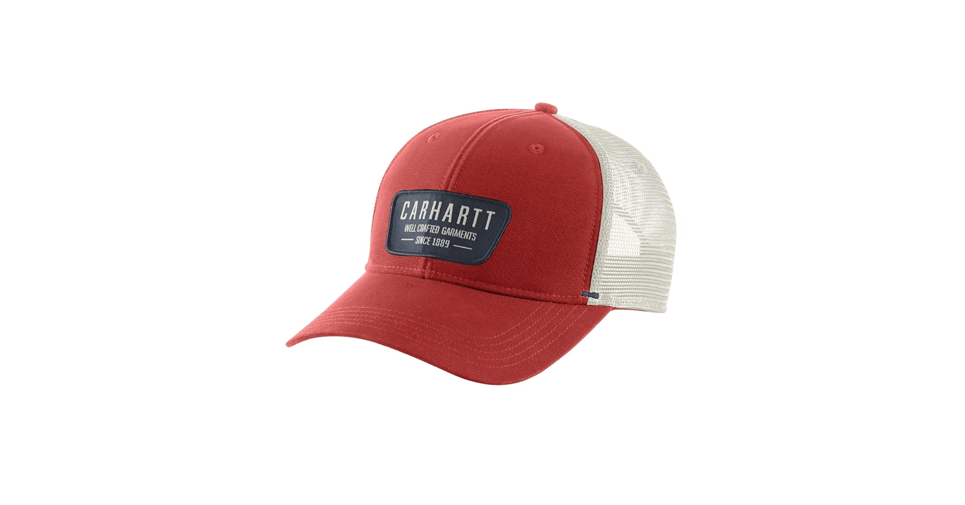 Canvas Mesh-Back Crafted Patch Cap at Amazon Men's Clothing