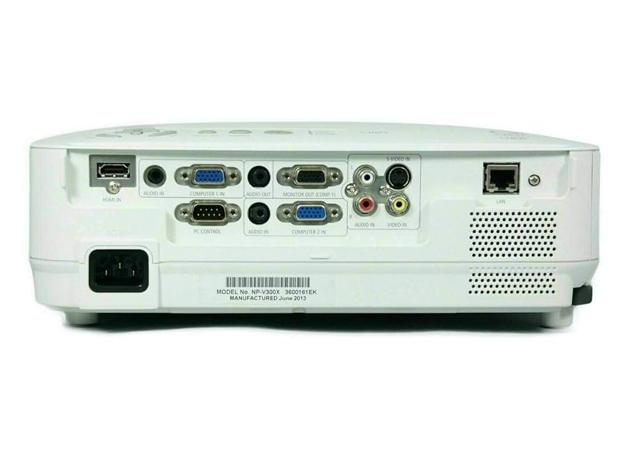 HDMI接続☆3000ルーメン(ANSI)☆NEC V300Xプロジェクター Amazon.com: NEC NP-V300X Data Projector 3000 ANSI HD 3D
