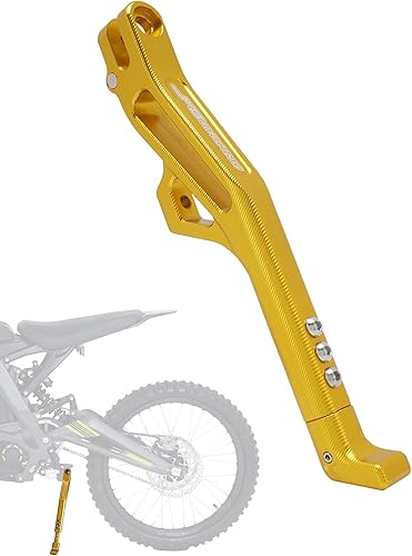 JFG RACING Soporte para bicicleta Edirt, estriberas CNC para motocross eléctrica, Surron Light Bee X y SE Ride Pro S SS SRTalaria StingX160X260-Gold