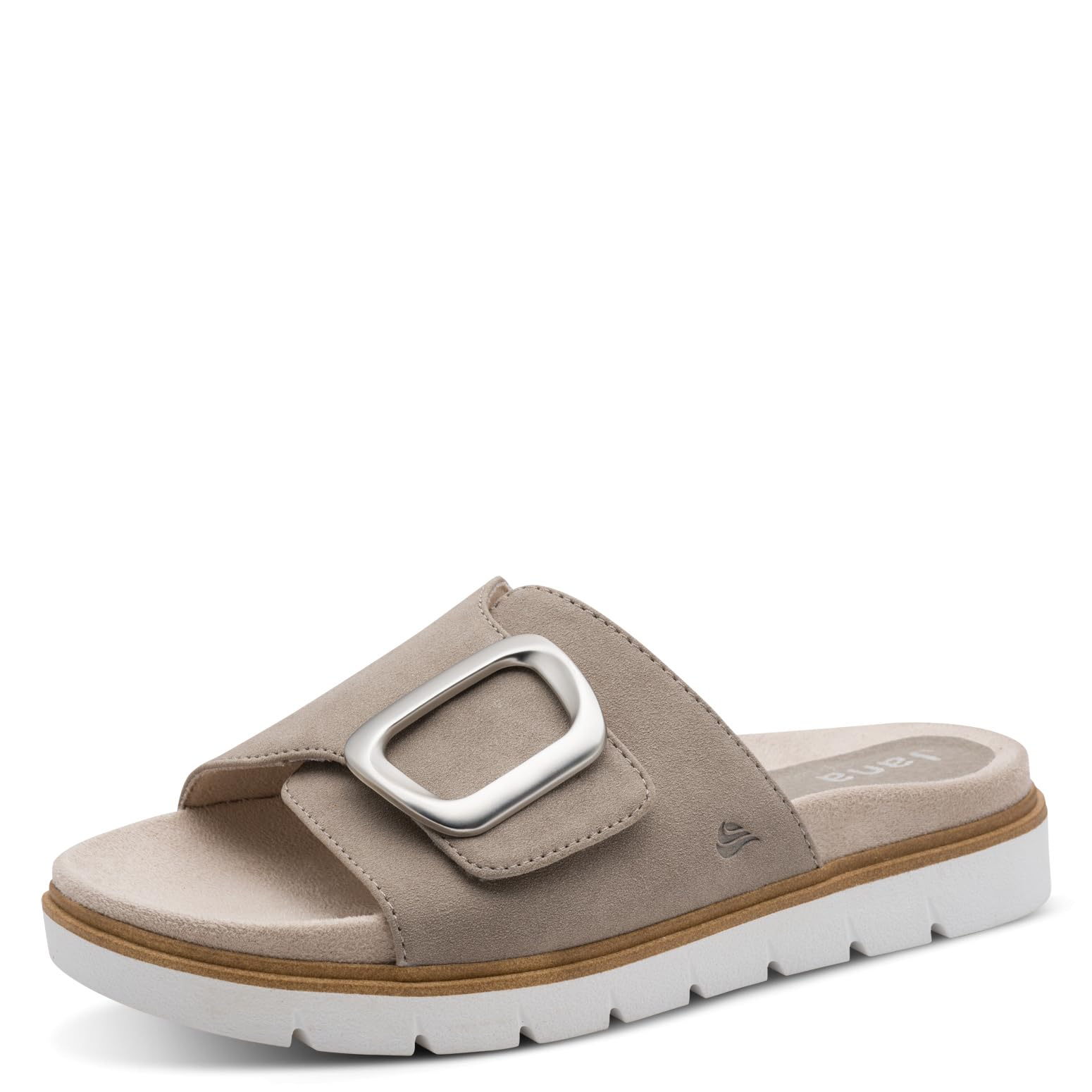 Jana Women's Wedge/Platform Mule Vegan Platform, Stone, EU 39