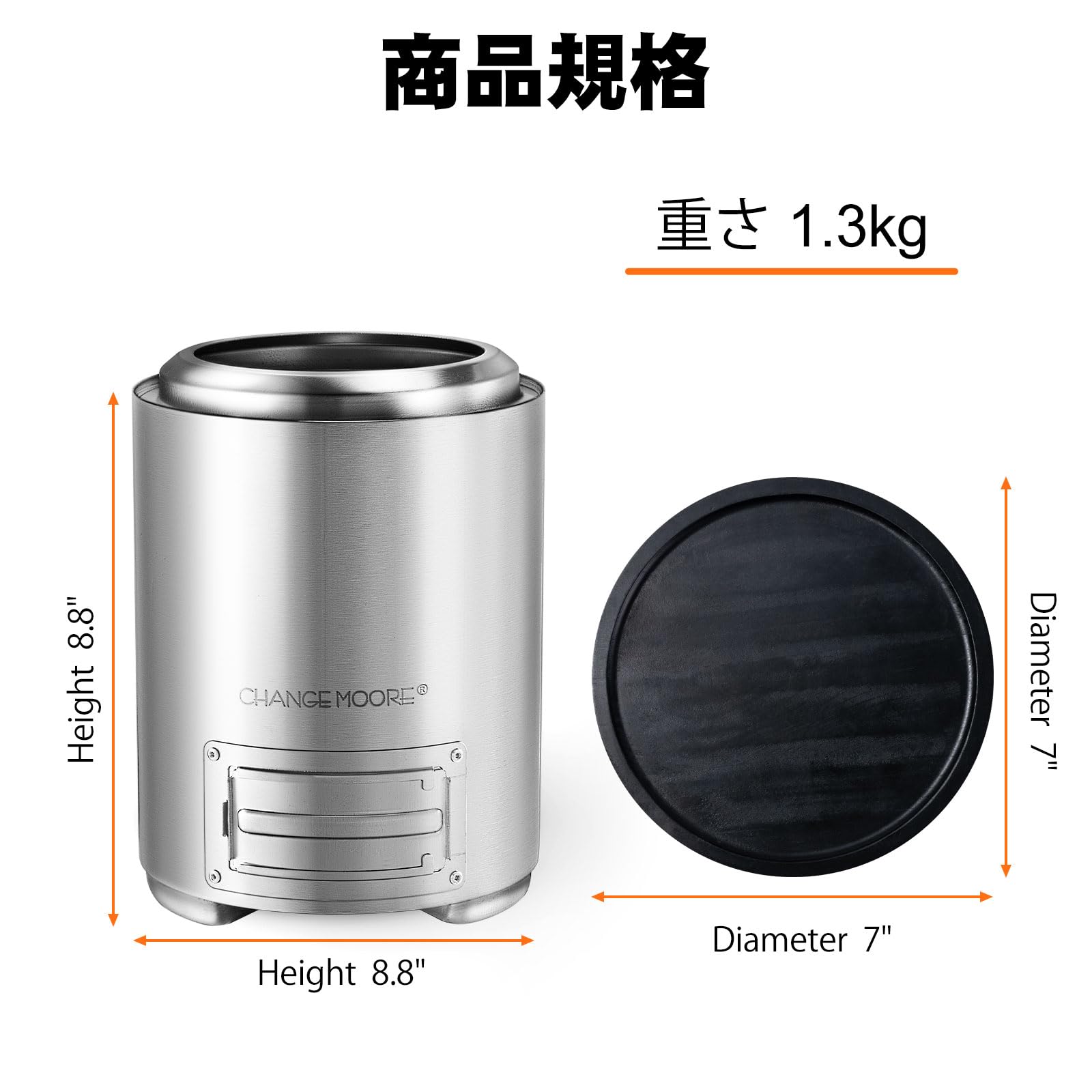 Amazon | CHANGE MOORE フレイムストーブ ウッドストーブセット 【二次