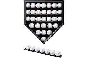 Home Plate Baseball Display Case with UV Protection and Lockable Acrylic Door