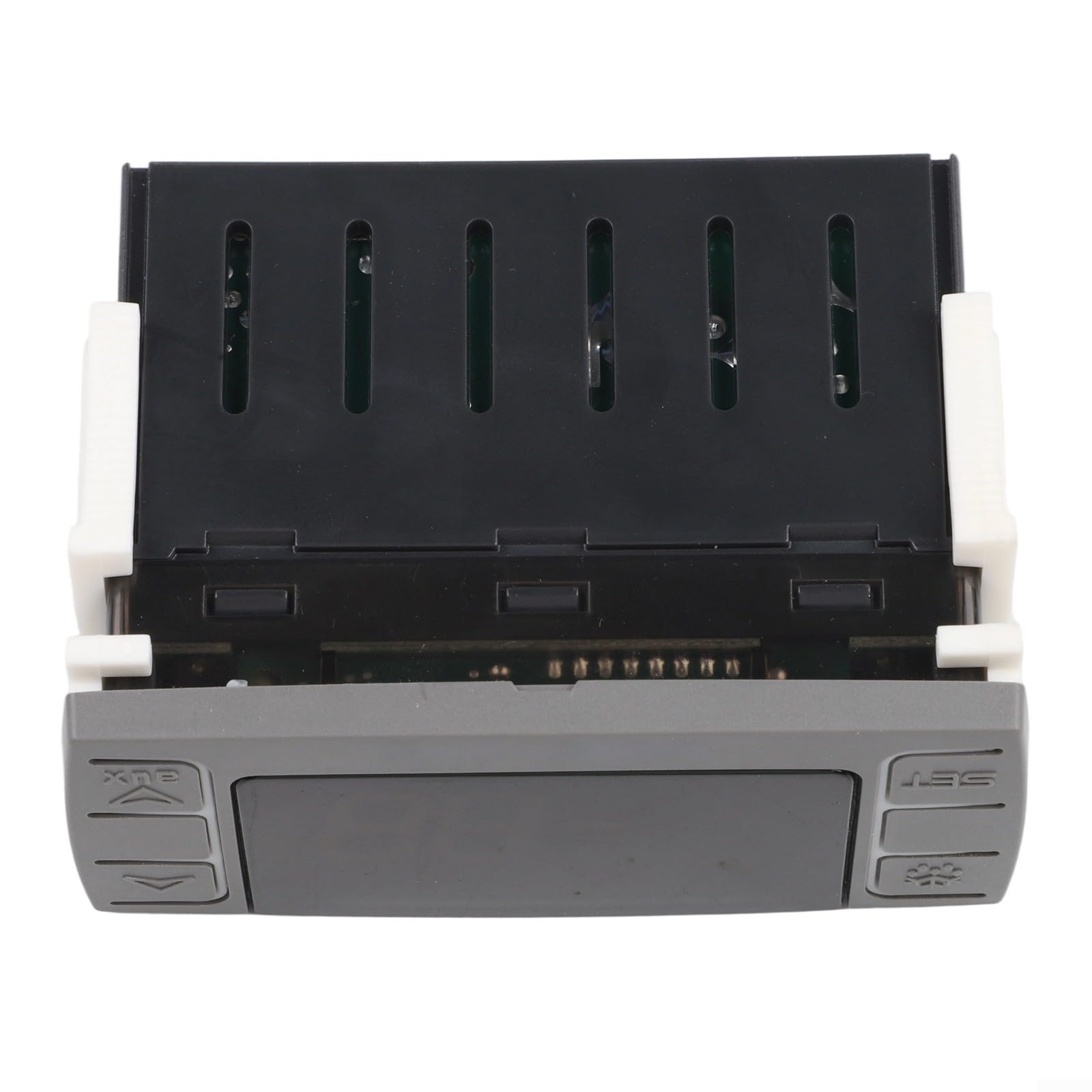 XR02CX-4N1F1 - Regolatore digitale di temperatura, da -40 a +99 °C, termostato con allarme intelligente, display a LED trasparente per frigorifero, vetrina, refrigeratore