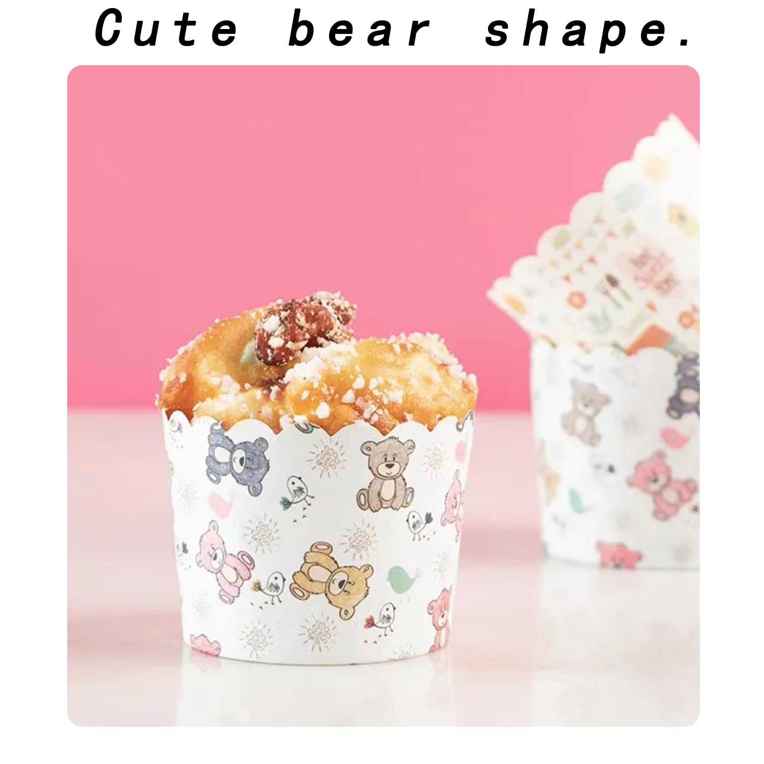 200 Pirottini Di Carta A Tulipano Per Cupcake – 5x8 Cm, Naturali, Resistenti Al Forno Fino A 220°C