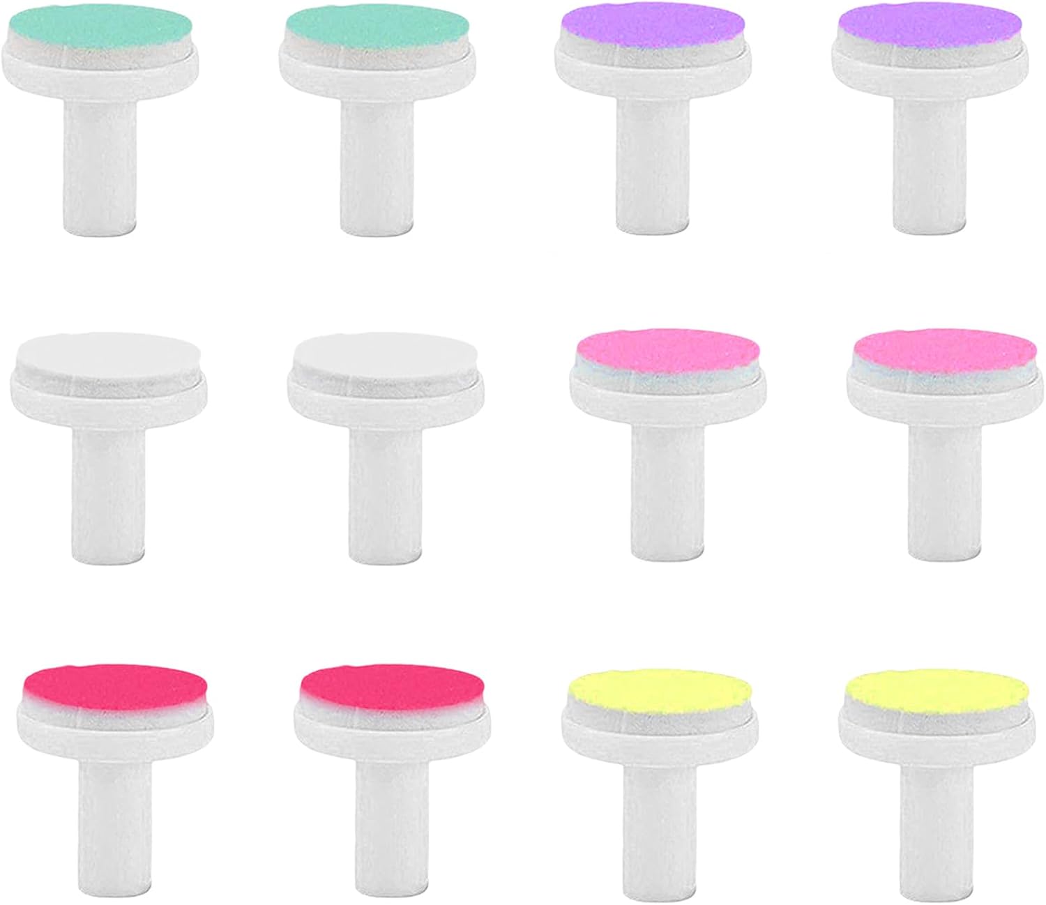 Vervangende nageltrimmer, 12 stuks, babynagelvijl, stempels, vervangende pads voor baby’s, accessoires voor elektrische nagelvijl
