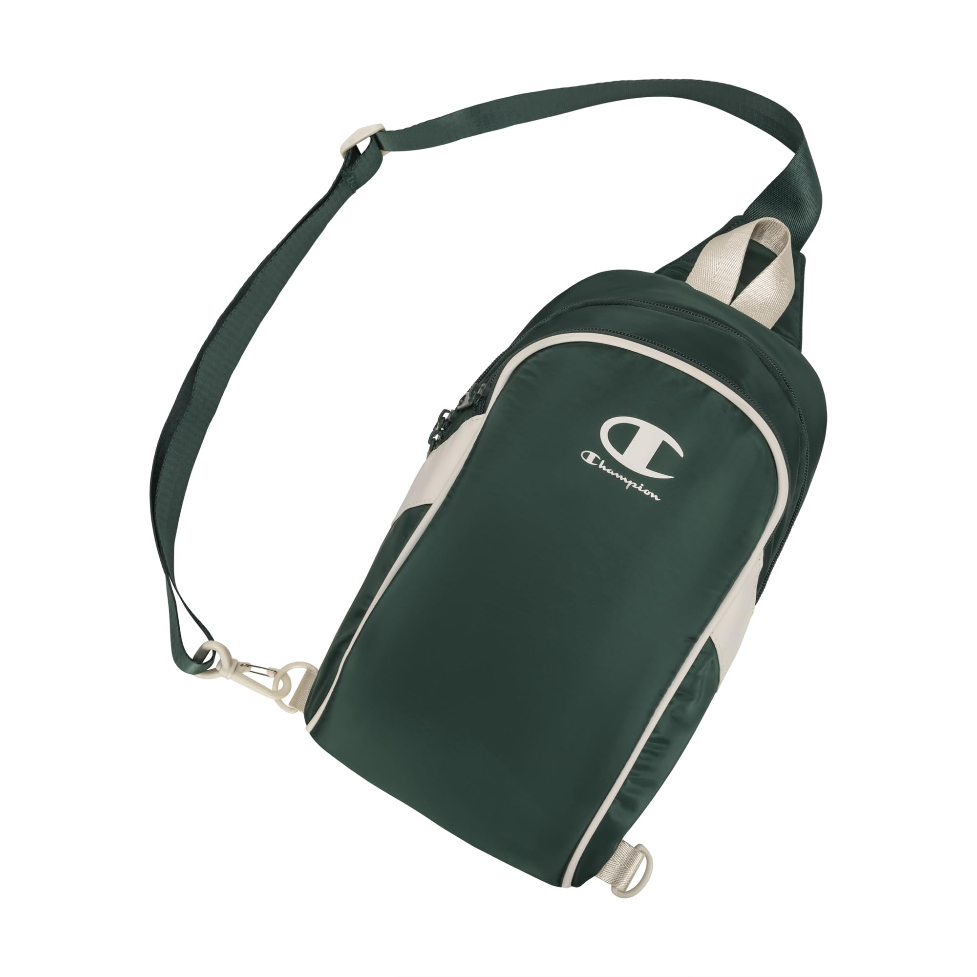 Champion Oracle Convertible Sling Bag with Adjustable Strap for Travel, Commute, Daily Use, Forest Peak Green, One Size