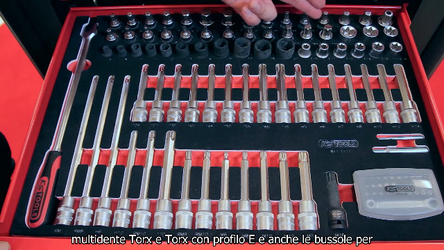 Carrello Officina KS Tools A 5 Cassetti - Sistema Chiusura Centralizzata, Piano In Polipropilene - Foto 7