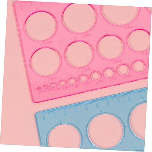 Miniatura 2 de NUOBESTY Regla resistente al desgaste 12pcs Regla para estudiante regla recta plantilla manual precisa regla