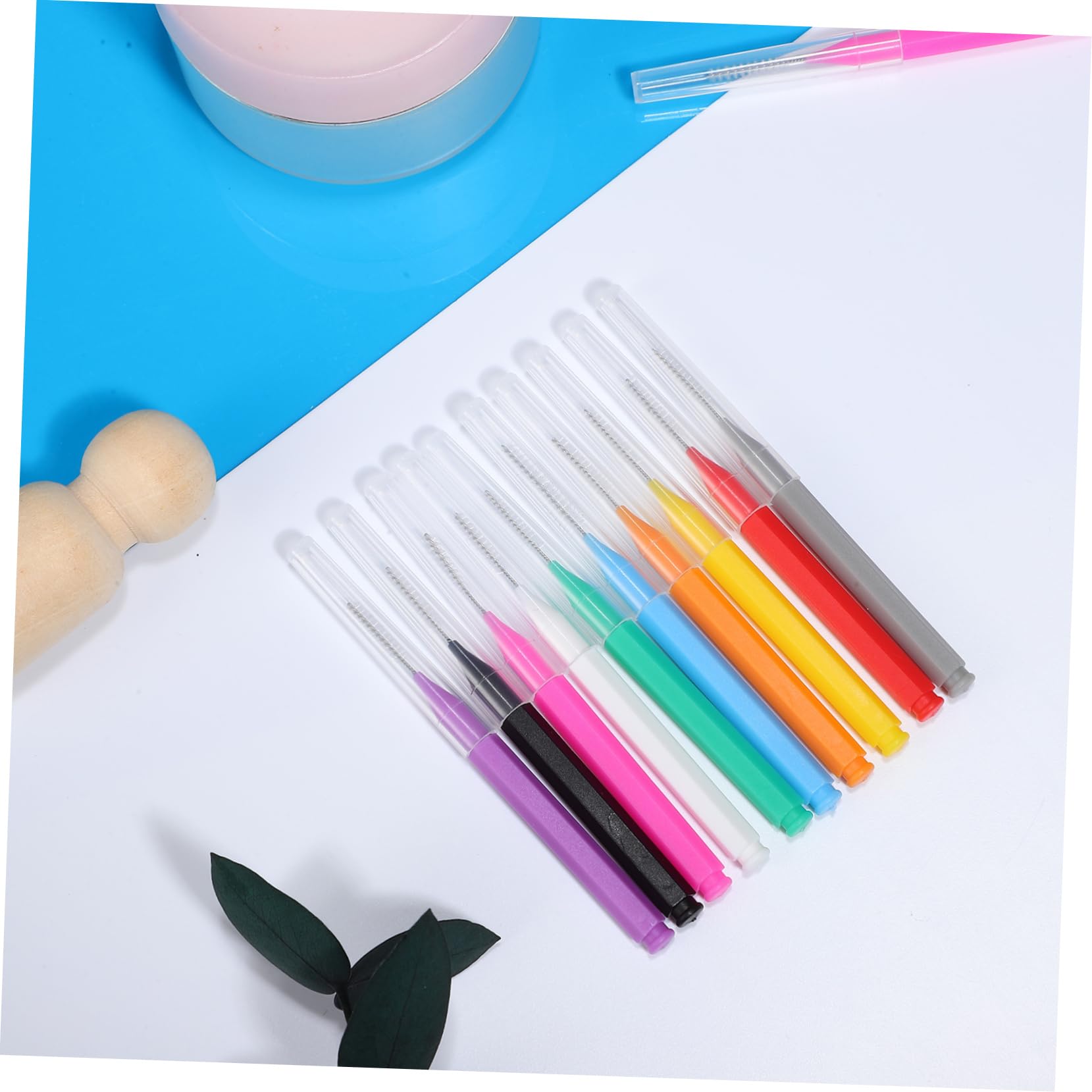 3 Series Cepillo Interdental Acero Portátil Limpiador Cepillo De Goma Tripe Journey Accesorios Orales Cleaners De Goma Herramienta Páginas 100 Piezas*3