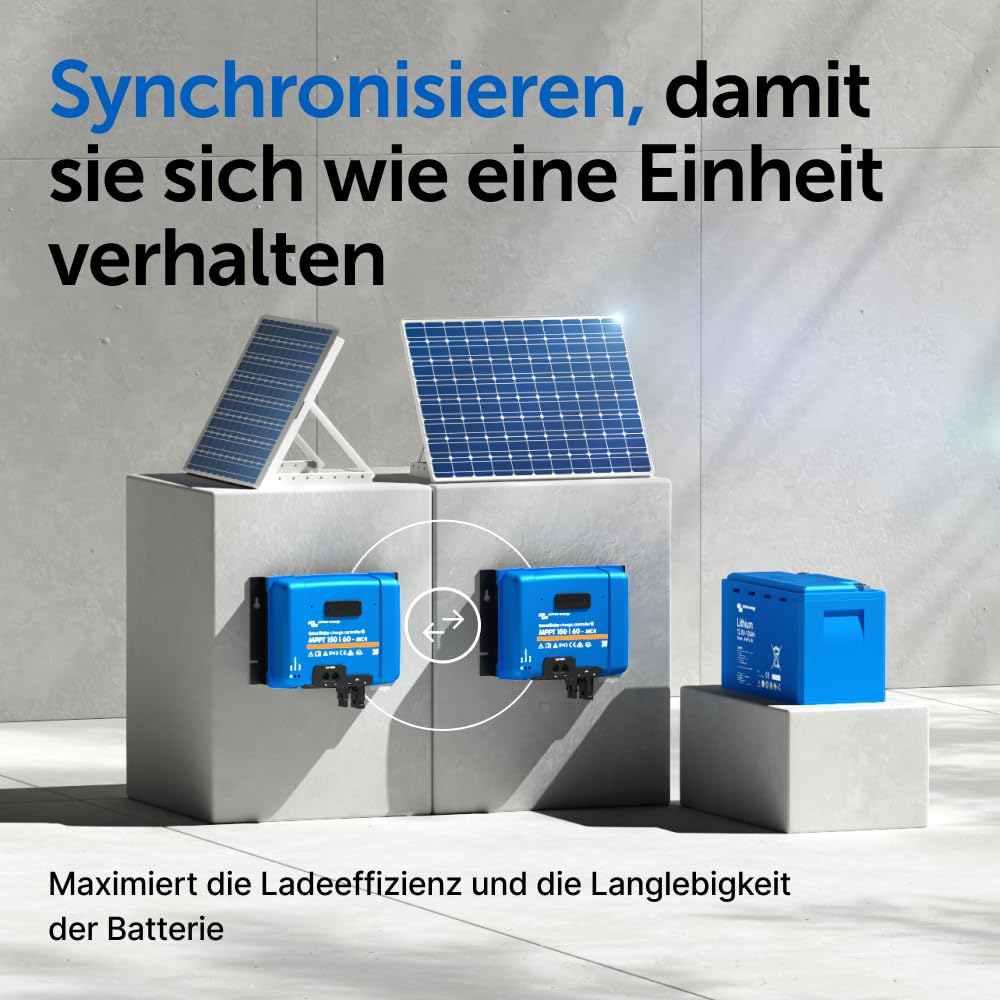 Victron Energy SmartSolar MPPT MC4 150V 60 Amp 12/24/36/48-Volt Solar Laderegler (Bluetooth)