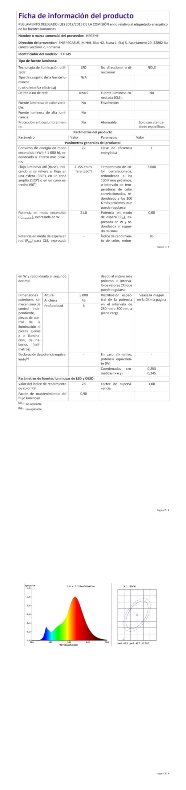 Tira LED COB 20m, 24V Tira de luz LED Impermeable IP68, 320LEDs/m Tira LED Blanca Cálida Flexible súper brillante,cadena de luces LED de 2 hilos para acuario(No incluye fuente de alimentación)