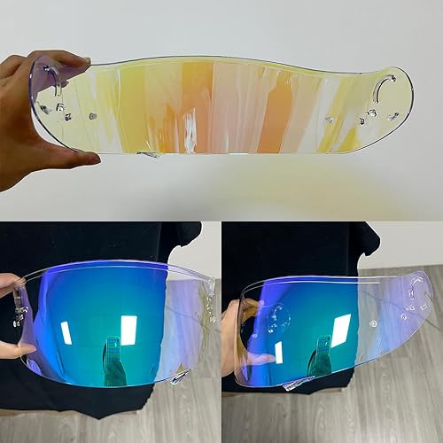 Miniatura 10 de Escudos de casco para SHOEI GT Air Neotec CNS-1 TC-5 TC-9 GT Air Casco de cara completa Visor Lente Moto Casco Parabrisas (película antivaho)