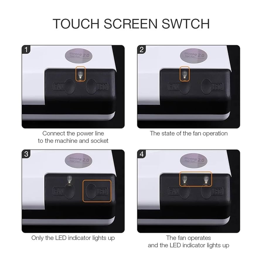 Amazon.co.jp: ネイルダスト集塵機 ネイルダストコレクター 卓上