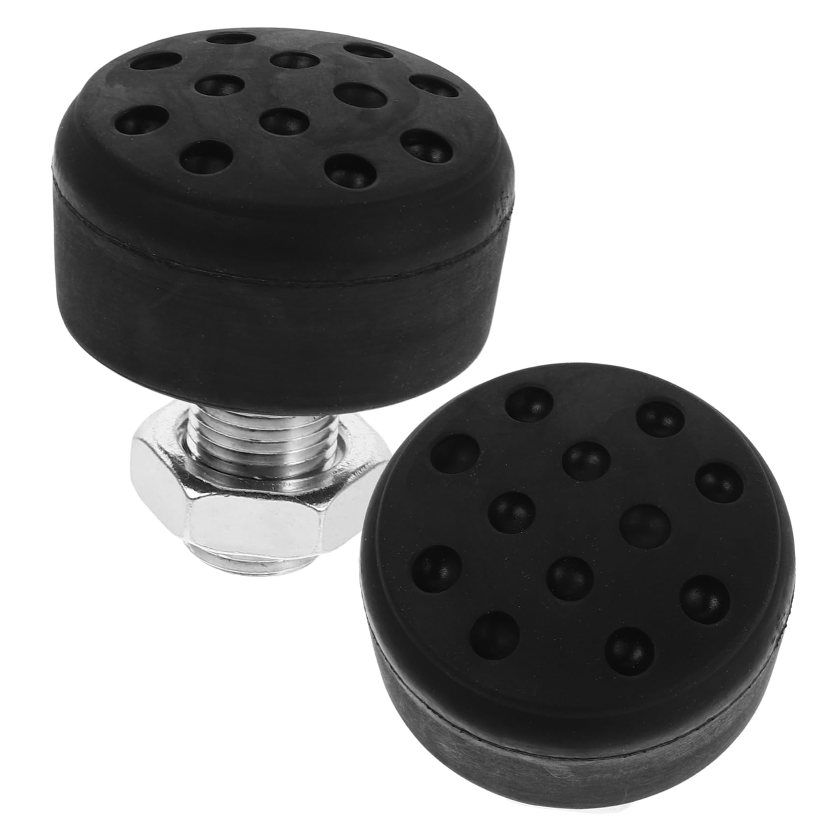 LIOOBO 2pcs Roller Skates Toe Stops Rubber Brake Stoppers Quad Skates Toe Guards Skating Supplies Braking Plugs Speed