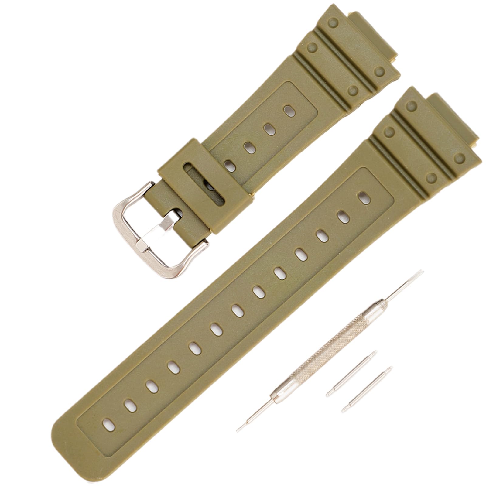 G-Shock Watch Band Replacement for Casio DW-5900 DW-6100 DW-6695 DW-6900 G-6900 GW-M5610 DW-5600E GW-6900