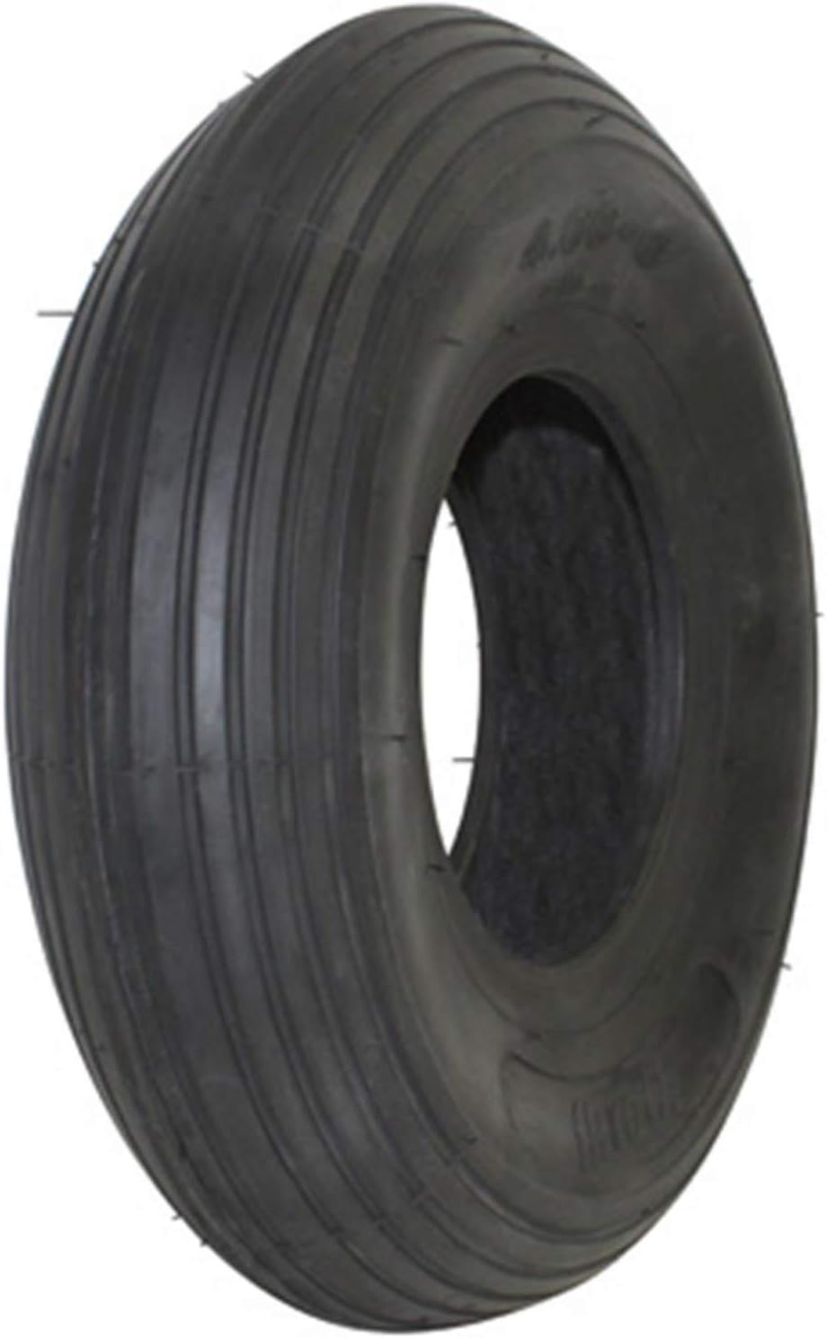 Lot 2 Pneu Brouette 13x5.00-6 4PR - Noir Caoutchouc - KEENSO - Facile à