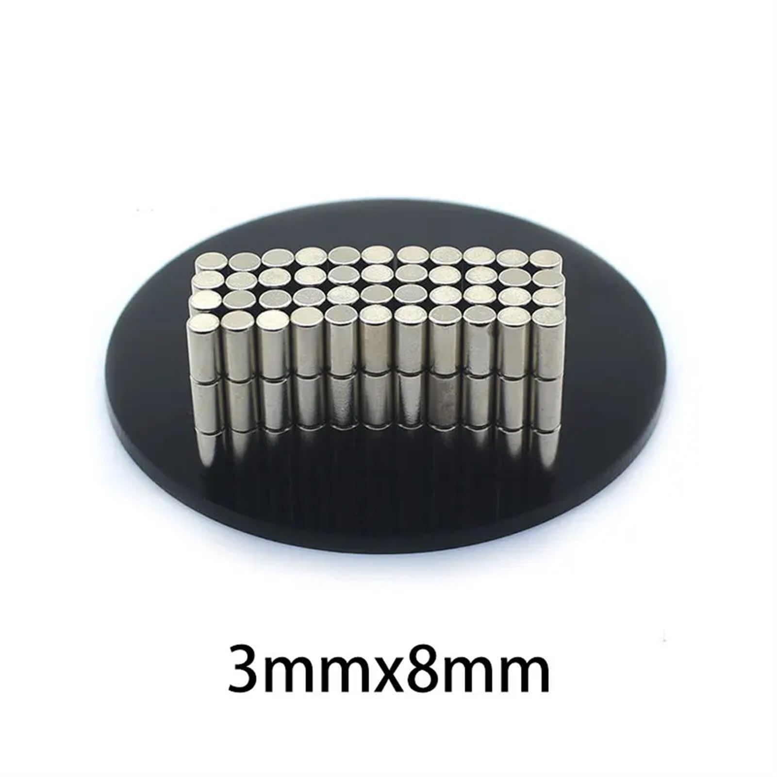 20/50/100/500/1000 Uds 3x8 imán menor de búsqueda pequeño 3mm x 8mm imanes de neodimio redondos a granel 3x8mm imanes de disco fuertes 3 * 8mm (Color : 200PCS)