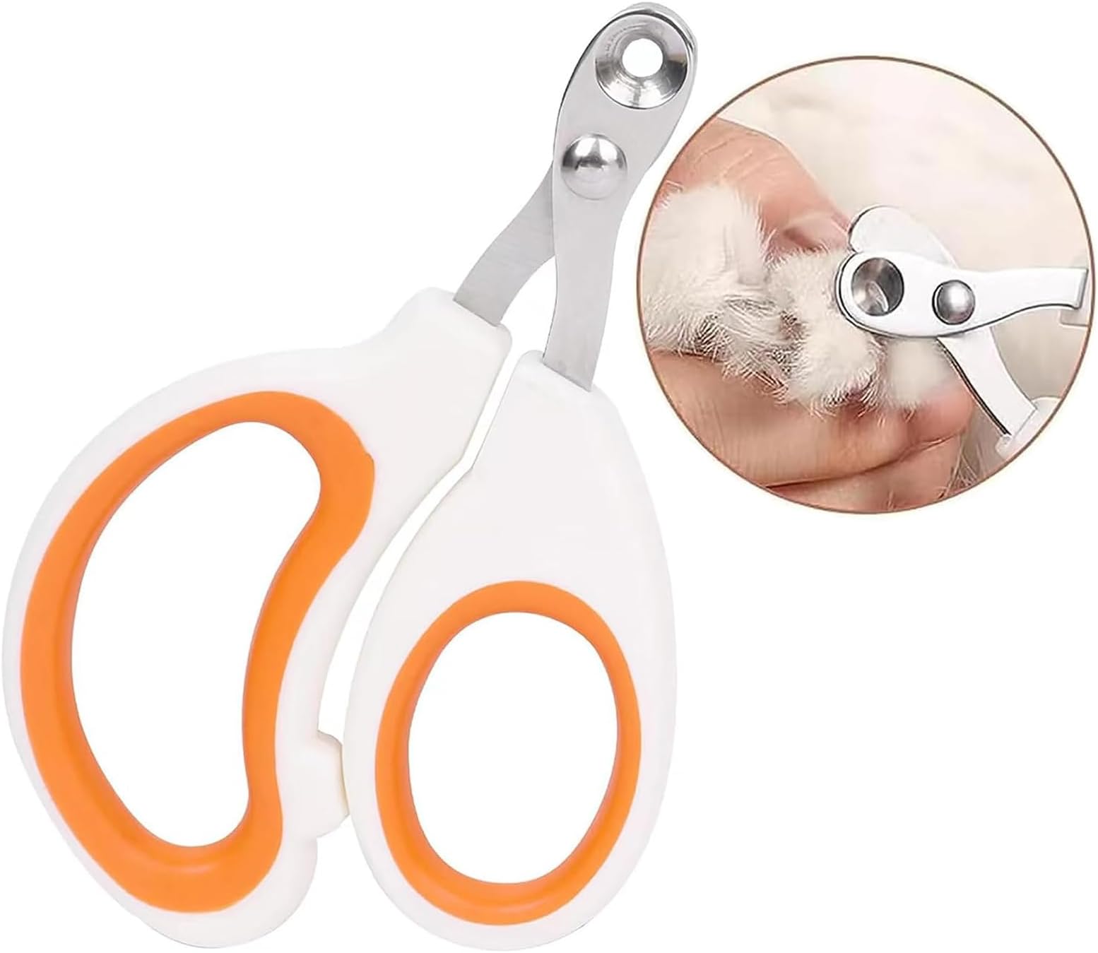Vesslam Cat Nail Clippers with Circular Cut Hole Avoid Over Cutting