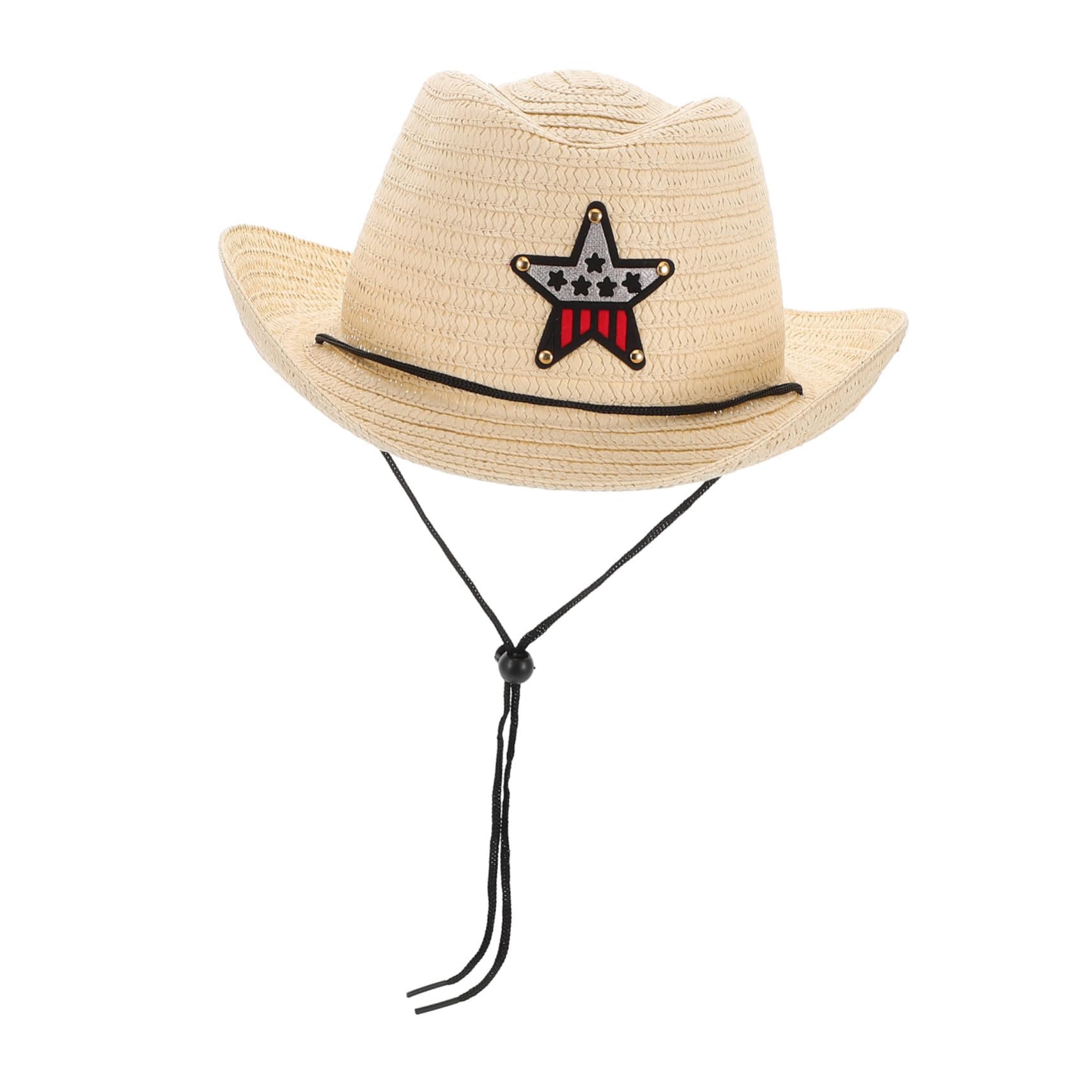 Toyvian Boys and Girls Cowgirl Hat Little Girls Sun Hat Star Stylish for Outdoor Adventures Comfortable