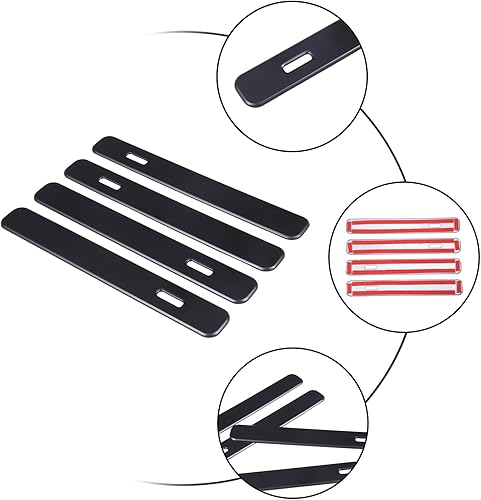 Miniatura 8 de HAPPYHORSE 4 piezas de cromo ABS negro mate para Land Rover Range Rover VELAR 2017 2018 manija de puerta exterior de coche accesorios