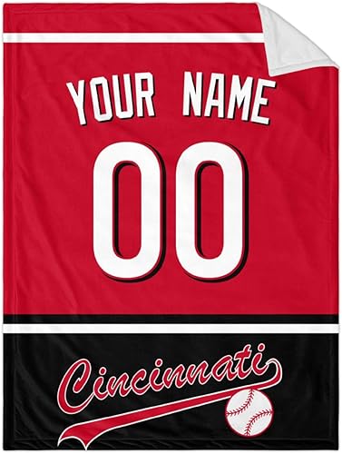 Miniatura 9 de ANTKING Manta de Los Ángeles personalizada con cualquier nombre y cualquier número, regalos para hombres, mujeres y bebés