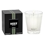 NEST New York Scented Classic Candle, Bamboo - 8.1 oz - Up to 60-Hour Burn Time - Reusable Glass Vessel