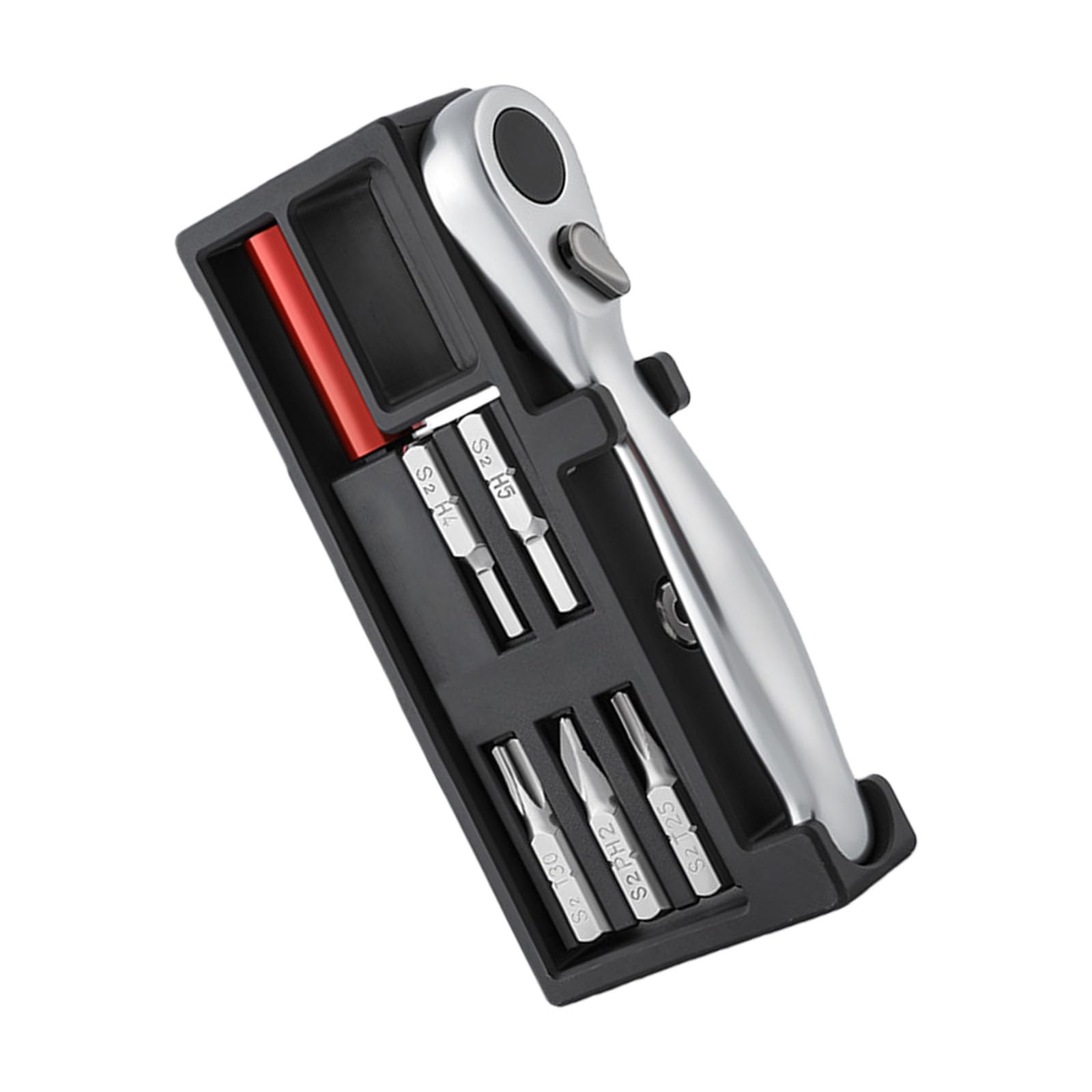 Piceioep Multifunctional Bikes Hexes Ratchets Wrench Antislip Nylon Handle Retention Systems Professional Mechanics Tool Bicycles Maintenance Ratchets Wrench