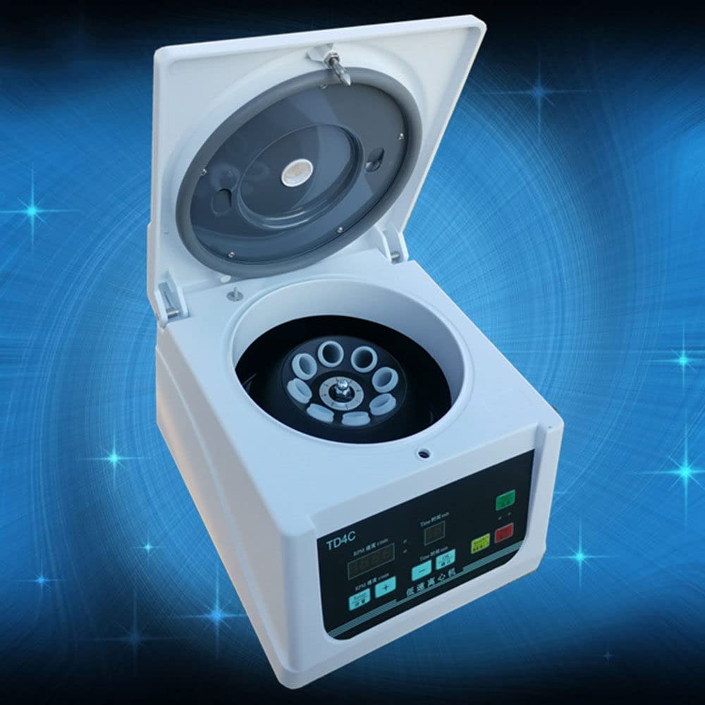 FAXIOAWA Centrifuga,Centrifuga elettrica,Centrifuga da Tavolo,Centrifughe da banco da Laboratorio, con velocità/Tempo Display Digitale LCD Centrifuga da Tavolo elettrica,Mainengine+-12 * 15ml