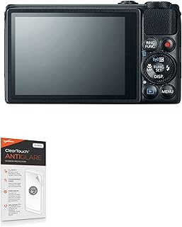 BoxWave Screen Protector Compatible with Canon Powershot S120 (Screen Protector by BoxWave) - ClearTouch Anti-Glare (2-Pack), Anti-Fingerprint Matte Film Skin for Canon Powershot S120