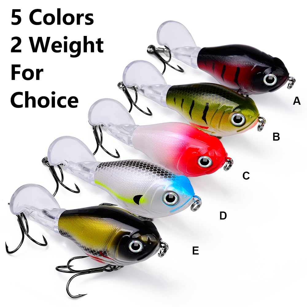 Lot de 5 leurres de pêche en mer 11,5 g - Appâts à lame métallique multifonction - Leurres de pêche au surf avec queues - Accessoires de pêche en mer pour bar, truite, eau salée, eau douce