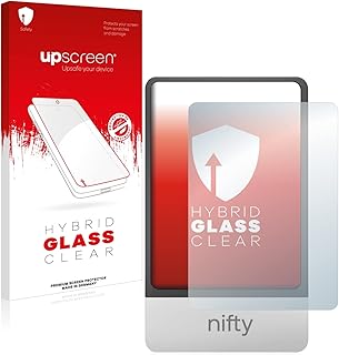 upscreen Screen Protector Film compatible with SecuX Nifty - 9H Glass Protection, Extreme Scratch Resistant