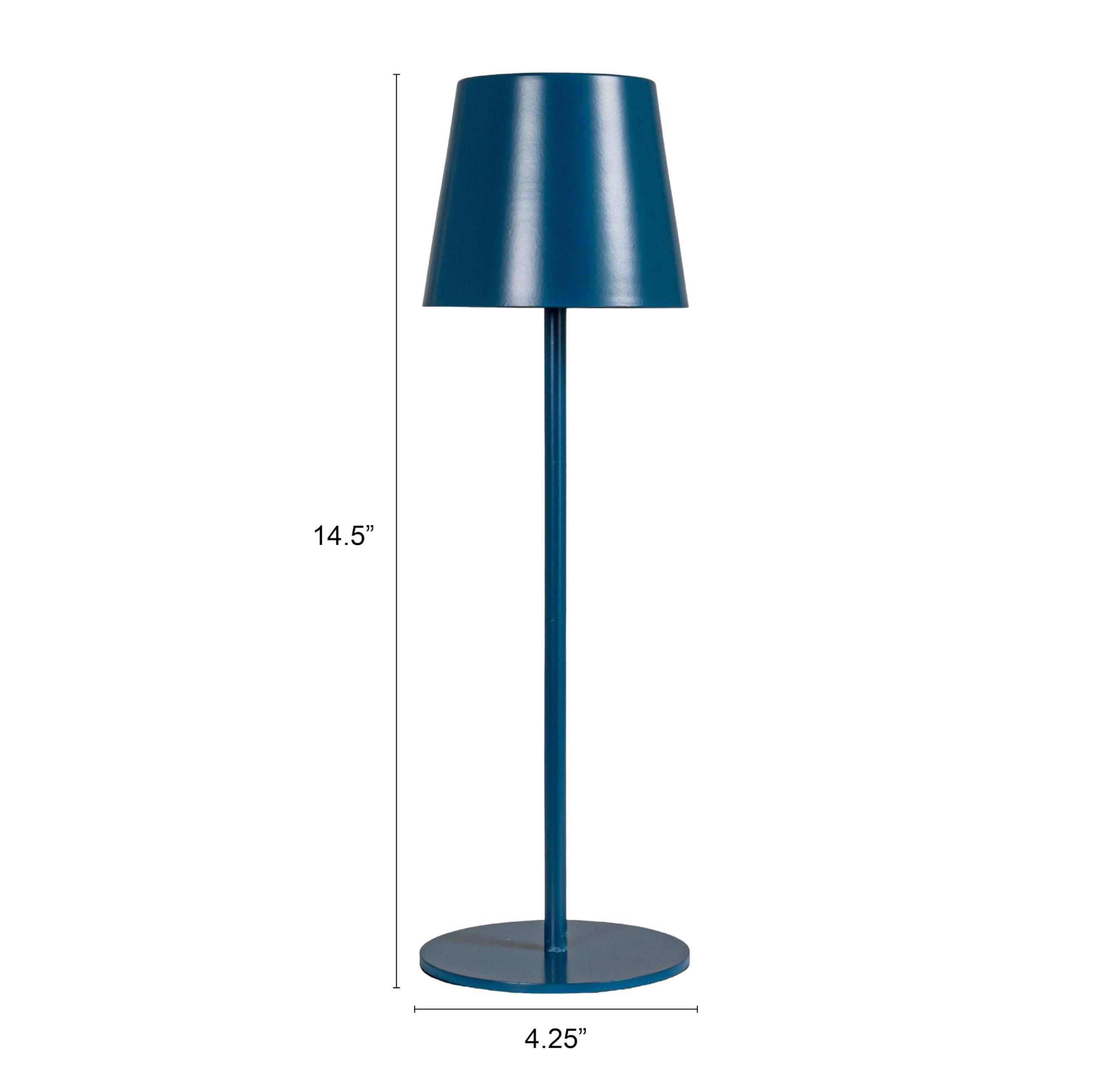 Amazon.com: Bloomingville Metal LED Rechargeable Table Lamp with