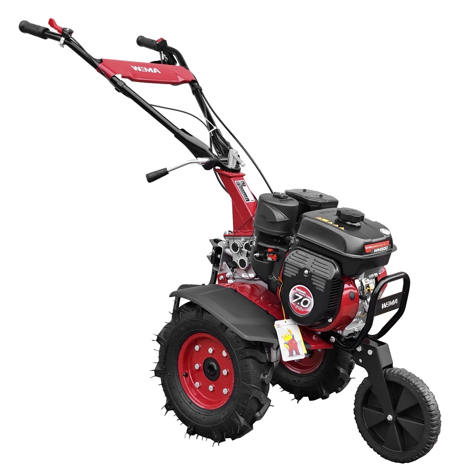 Weima WM500 7 CV 212 CCM ancho de fresado 100 cm marchas 2 marchas hacia adelante, 1 motoazada de gasolina hacia atrás, cultivador de suelo, cultivador de jardín, jardinería, 2 años de garantía