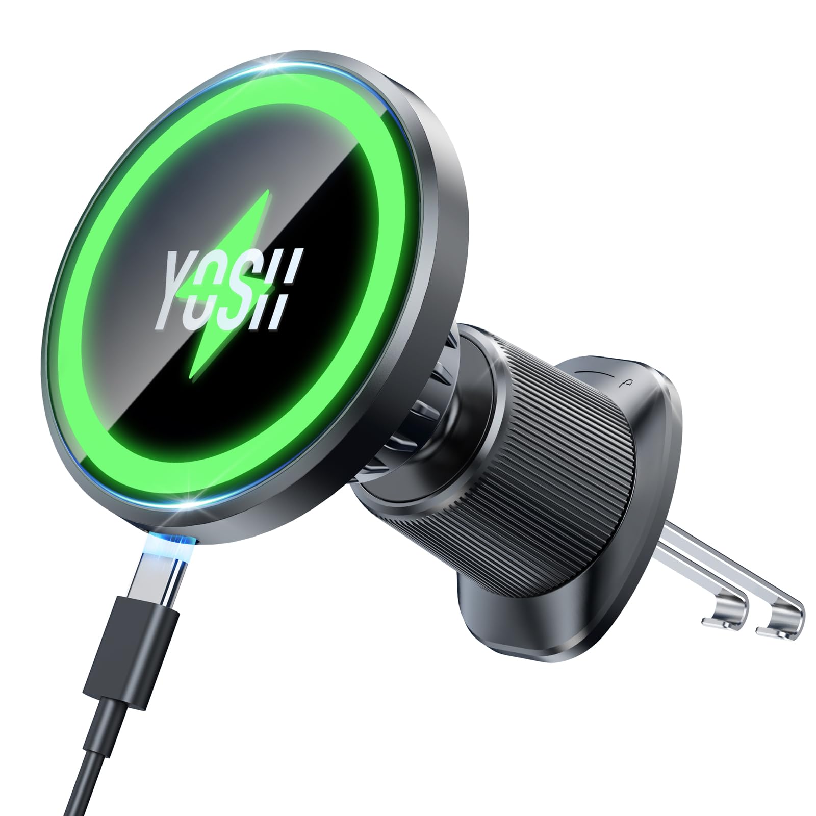 Amazon.co.jp: 【新登場！ダブルメタルフック】YOSH スマホホルダー 車
