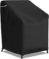 Vista 10 de STARTWO Fundas apilables para sillas de patio, resistentes e impermeables, para muebles de exterior, se adapta a 4-6 sillas de comedor apilables, 36