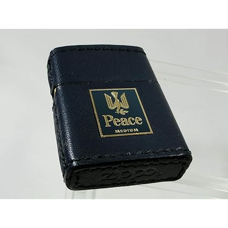 Amazon Co Jp Zippo ジッポー ライター ジッポ Peace ピース ミディアム 新デザインキャンペーン 革巻き 02年 製 限定00個 腕時計