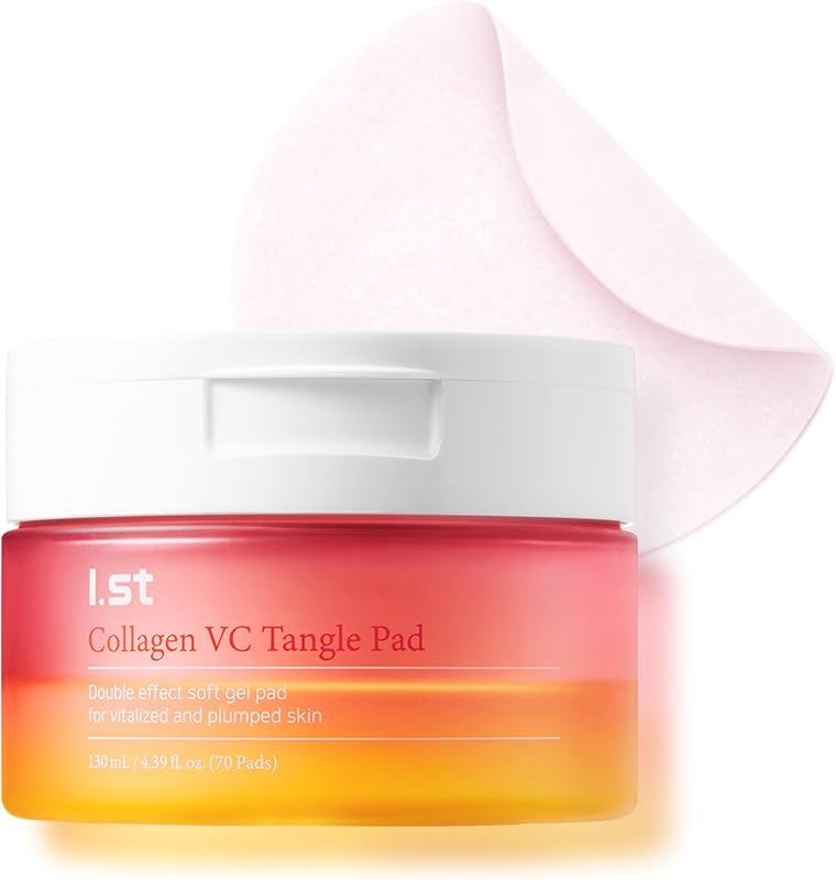 I.st Collagen VC Bounce Pad, discos de toner com vitamina C e colágeno, 70 unidades