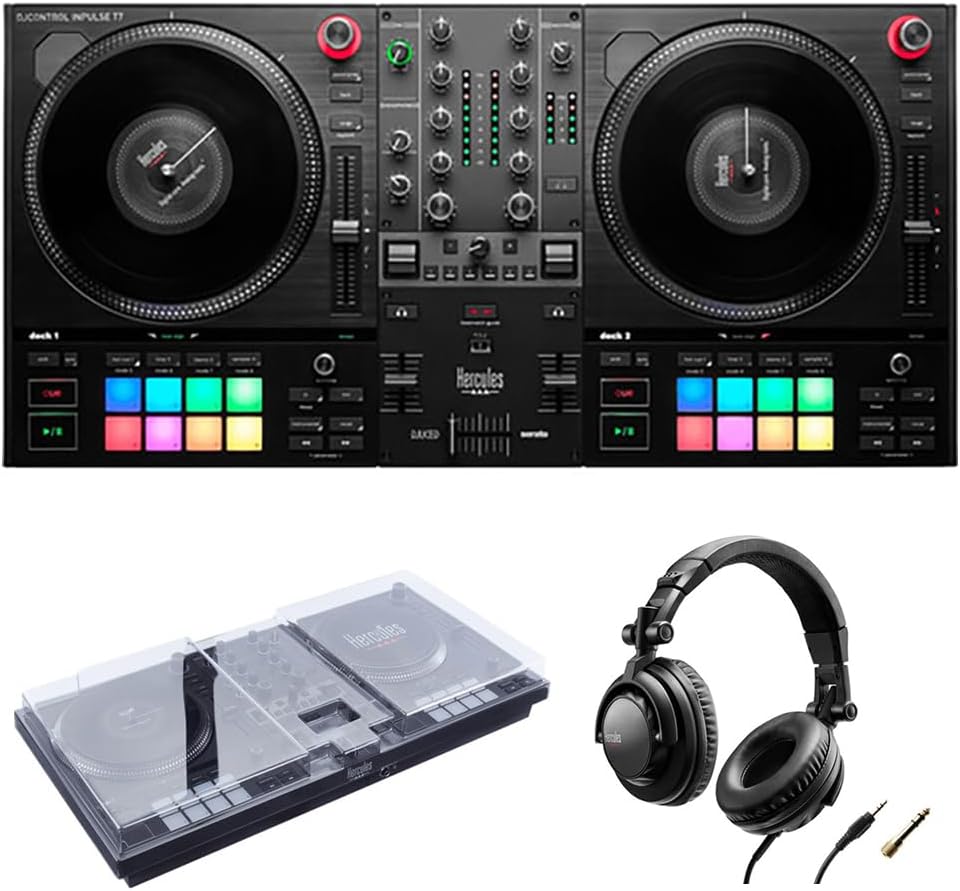 Amazon.com: Pioneer DJ DDJ-REV5 4-deck DJ Controller with Stem ...