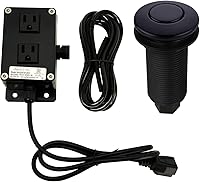 Vista 5 de Akicon Kit de interruptor de aire de cocina para triturador de basura, kit de interruptor de encendido/apagado de eliminación de desechos de doble